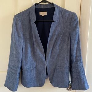 Ann Taylor LOFT linen blazer